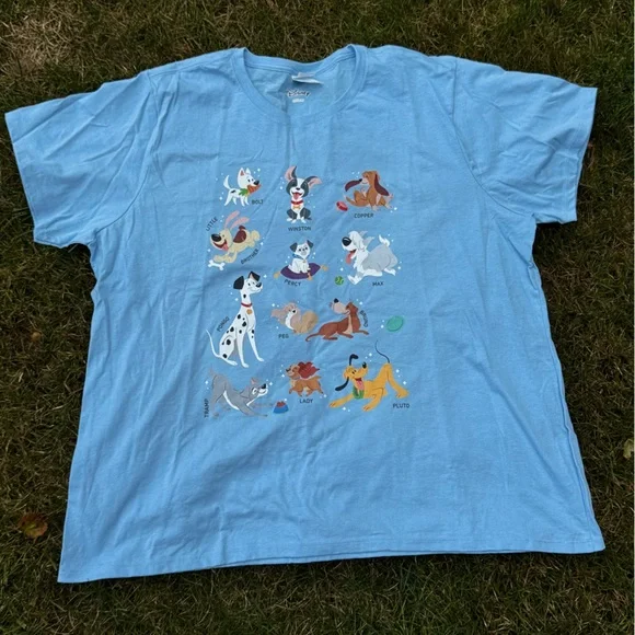 Disneyland Movie Dogs of Disney Classic Women’s Tee Shirt - Picture 1 of 9